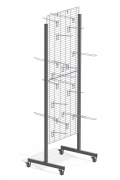 Metalen netdisplay (wit)