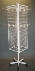 Metalen vloerdisplay
