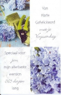 500 Verjaardagkaarten/ Felicitatiekaarten