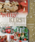 Sfeervolle kerstkaarten met kaarsen en champagne