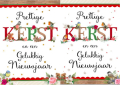 60 kerstboxen met 10 kerstkaarten incl enveloppen