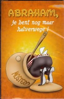 angst bewondering Hoe verjaardagskaart voor een 50 jarige man, Abraham worden